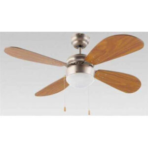 Ventilador Techo FM VT105, 105cm, 4 aspas, luz
